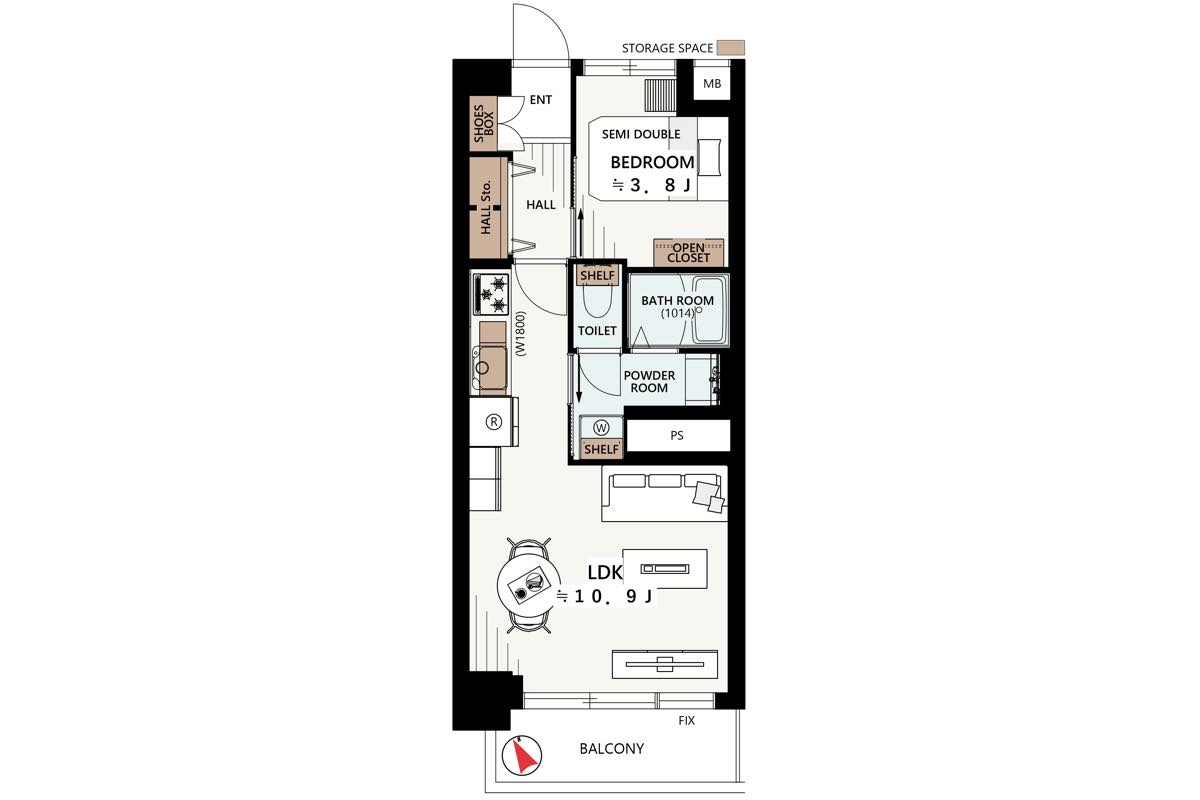 西船橋永谷マンシヨン 120号室