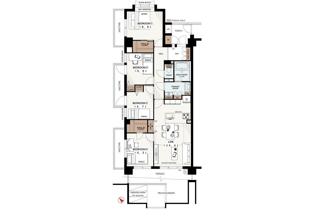 ルイシャトレ浦安ノーブルフォート 101号室