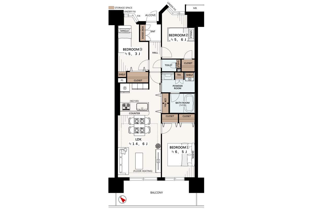 プレミスト稲毛海岸 716号室